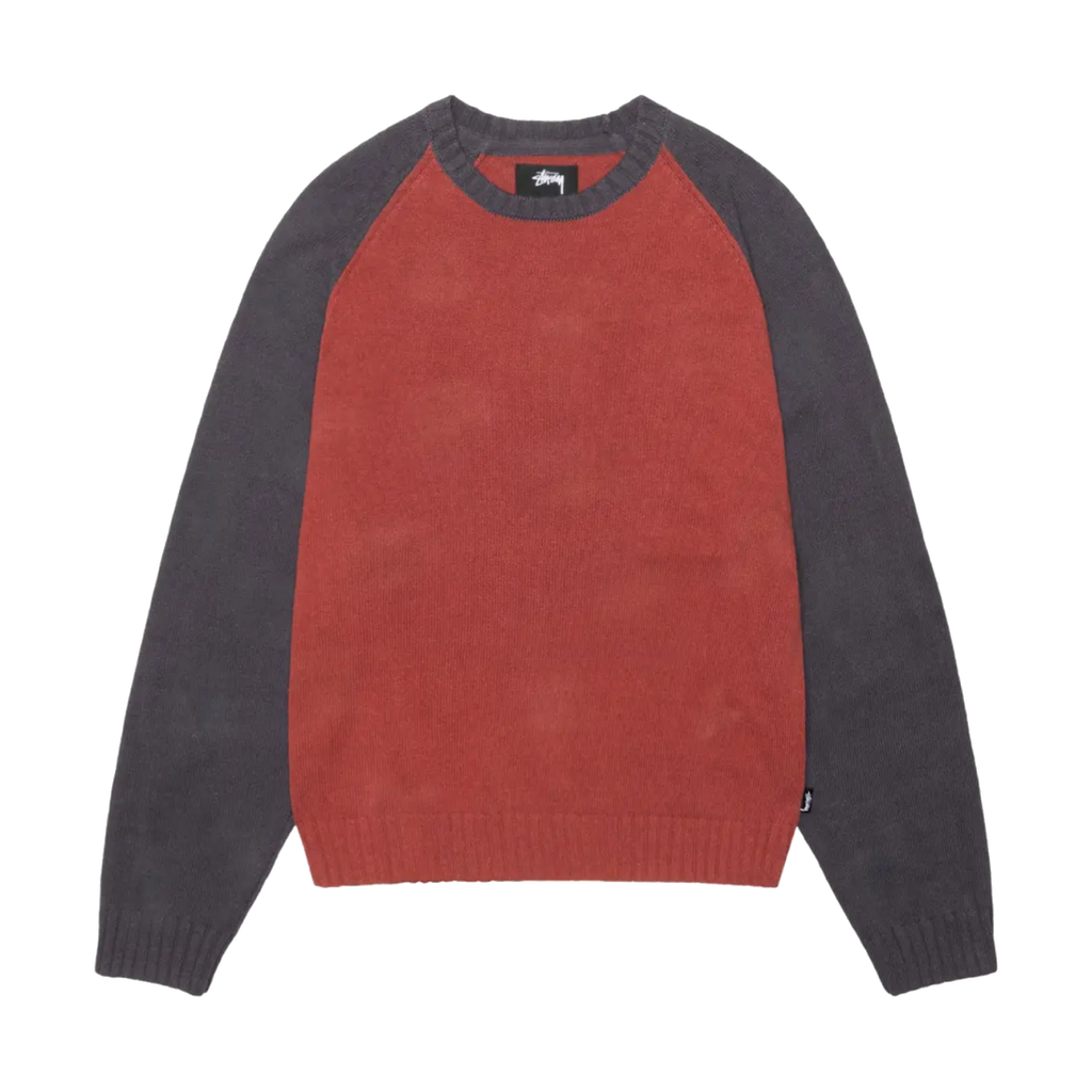 Sweater para Hombre STUSSY RANGLAN SWEATER Rojo