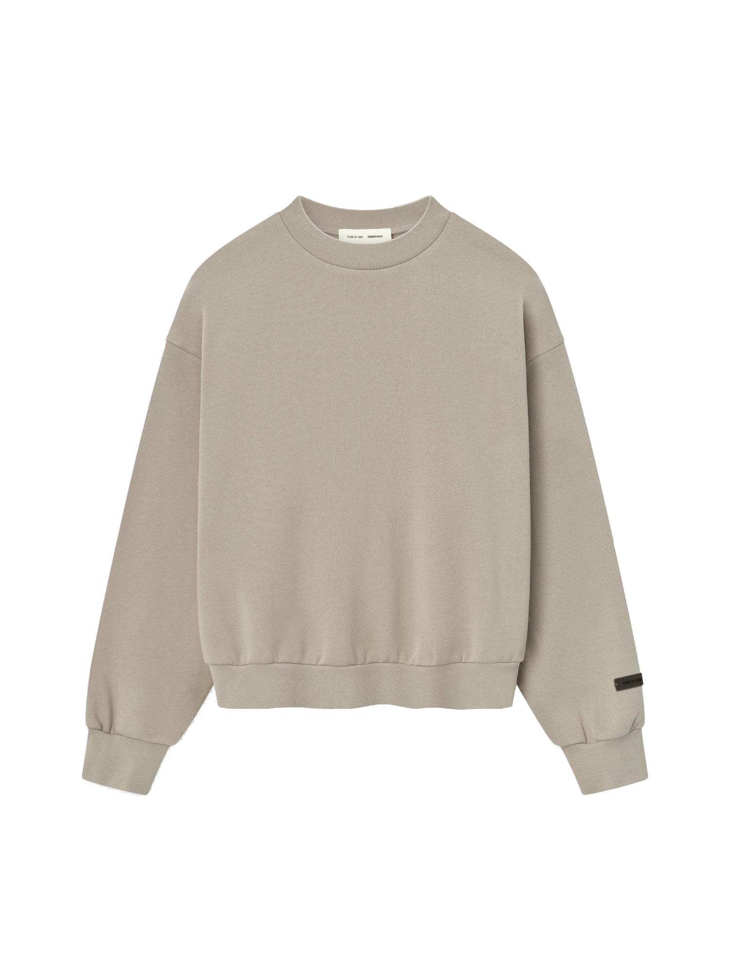 Polera para Hombre ESSENTIALS Classic Fleece Crewneck Beige