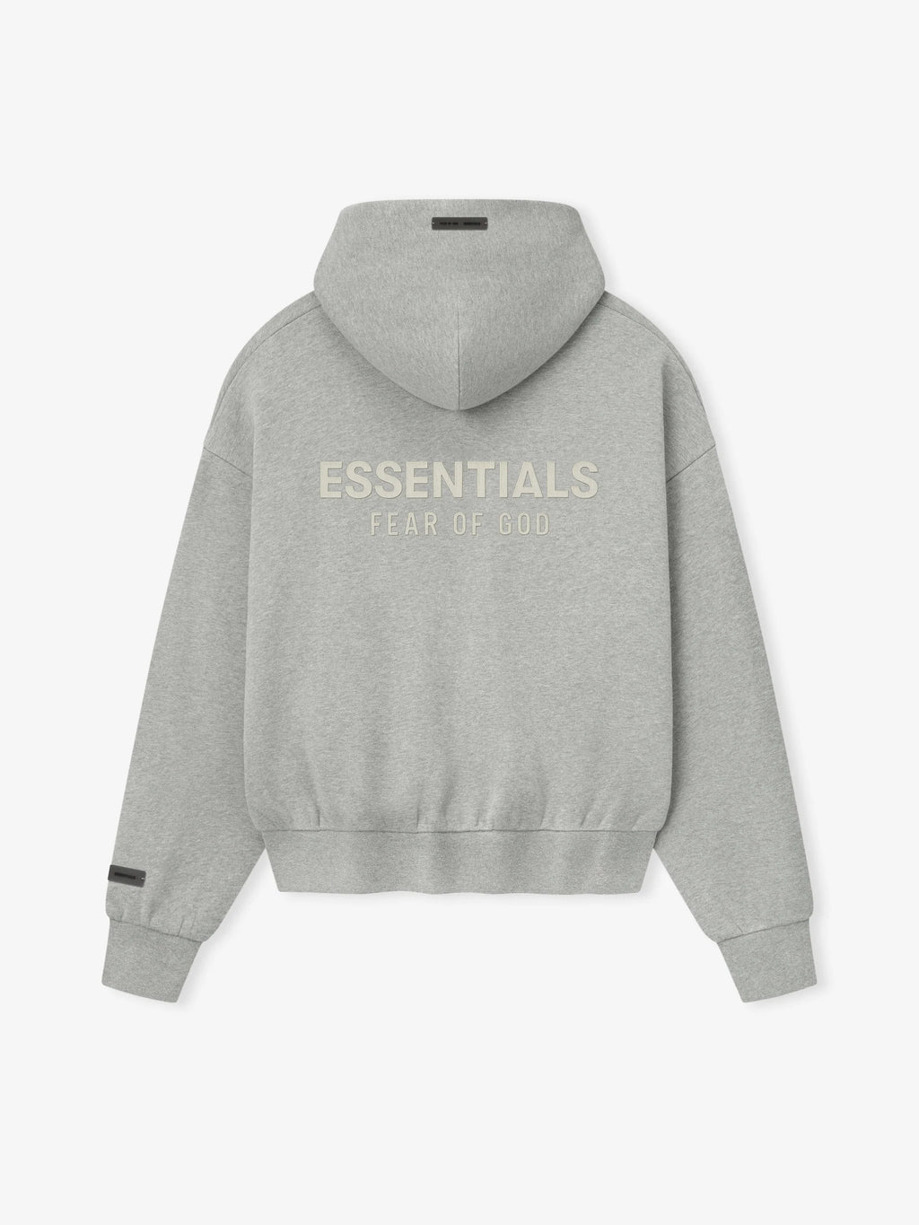 Polera para Hombre ESSENTIALS Classic Fleece Zip-Up Hoodie Gris
