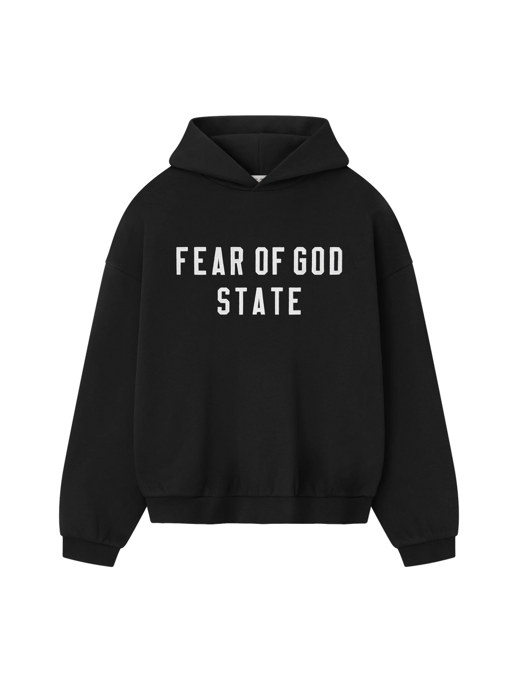 Polera para Hombre ESSENTIALS 90's Fleece Hoodie Negro