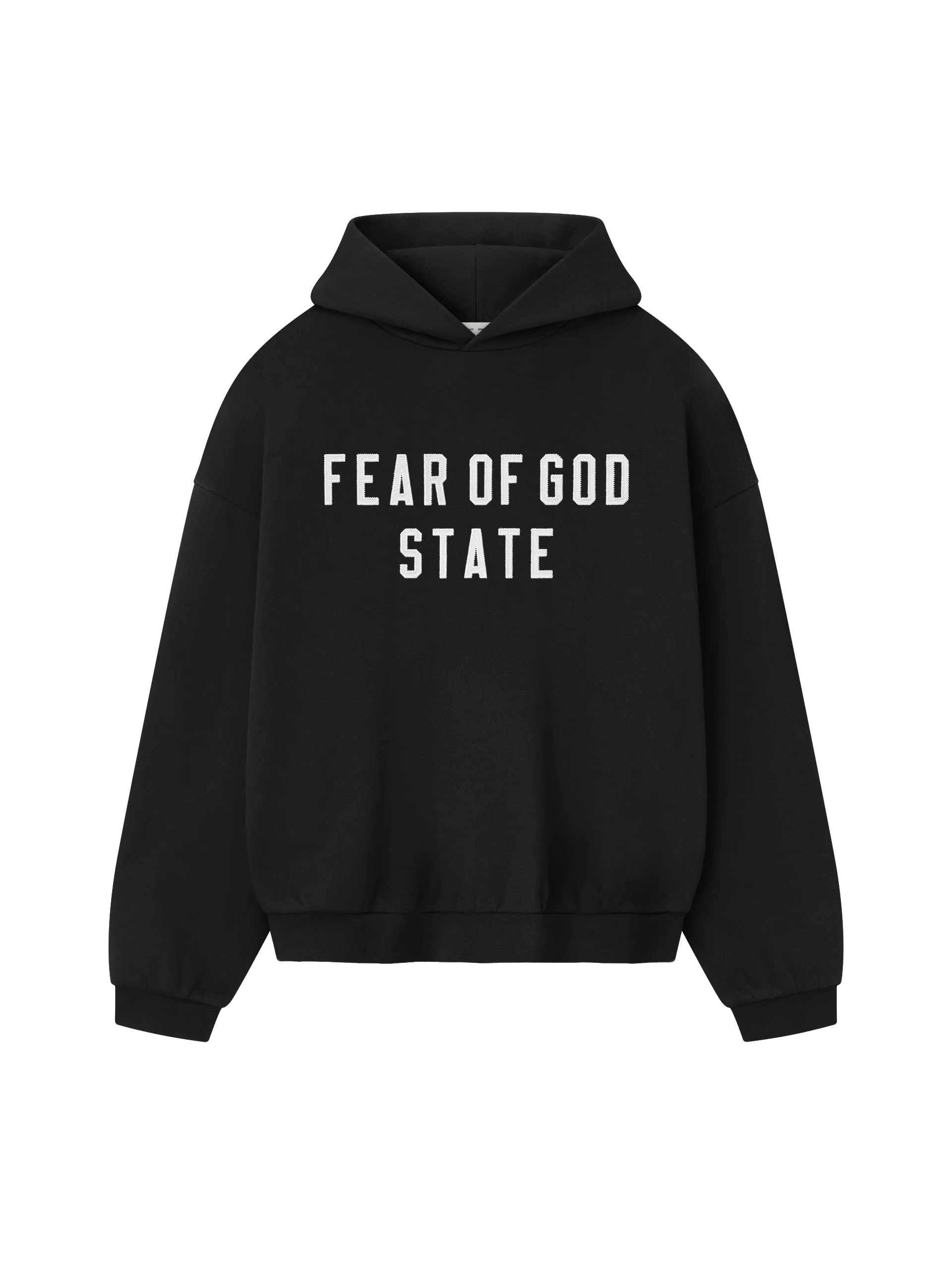 Polera para Hombre ESSENTIALS 90's Fleece Hoodie Negro