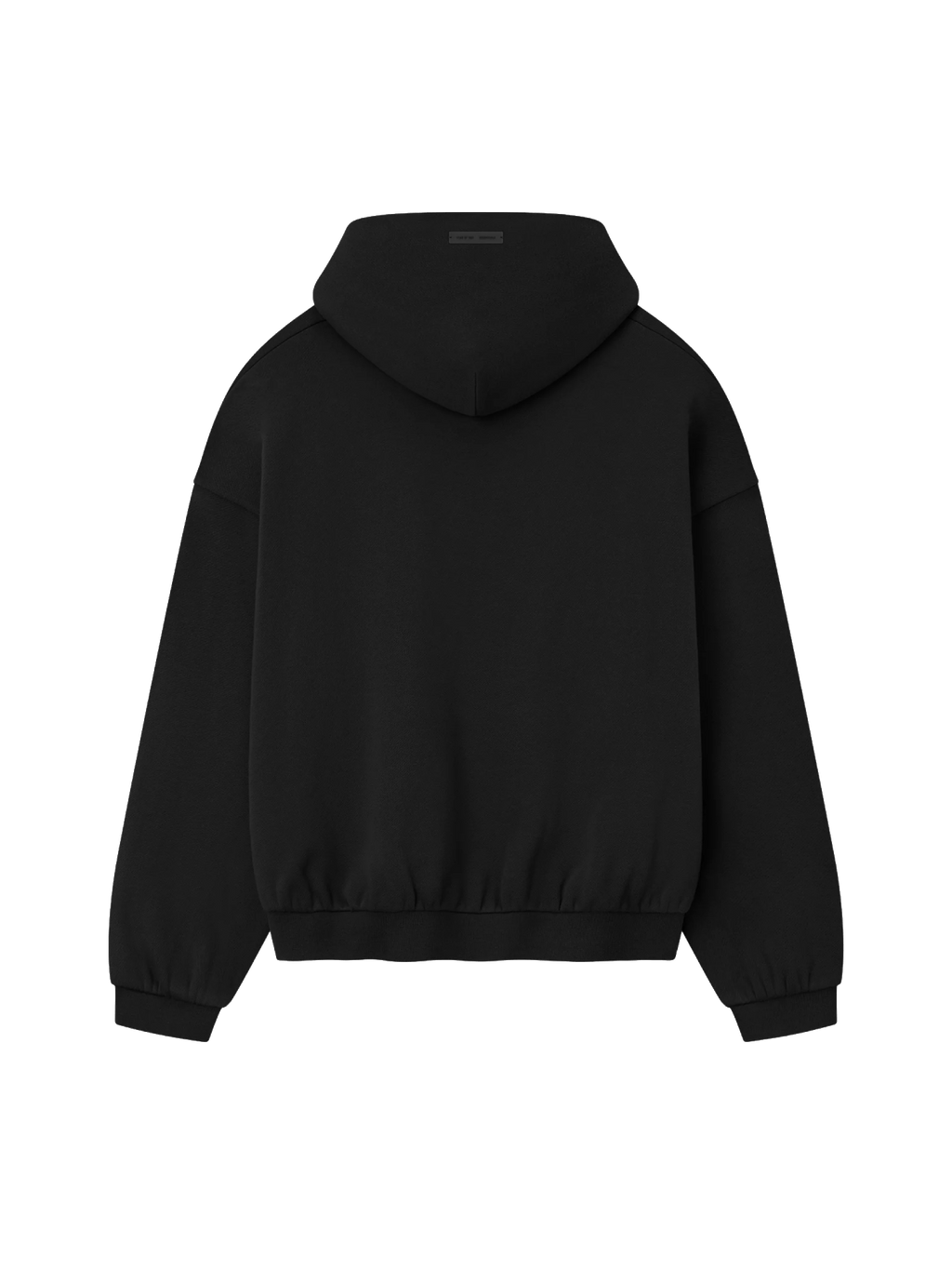 Polera para Hombre ESSENTIALS 90's Fleece Hoodie Negro