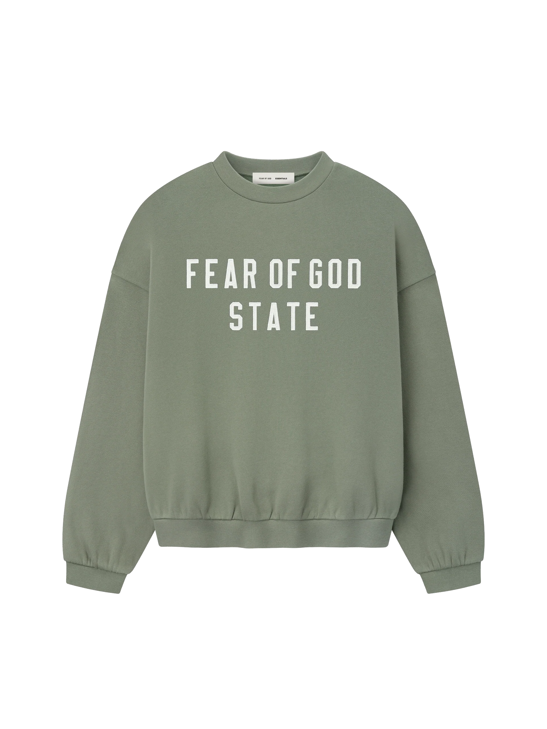 Polera para Hombre ESSENTIALS 90's Fleece Crewneck Verde