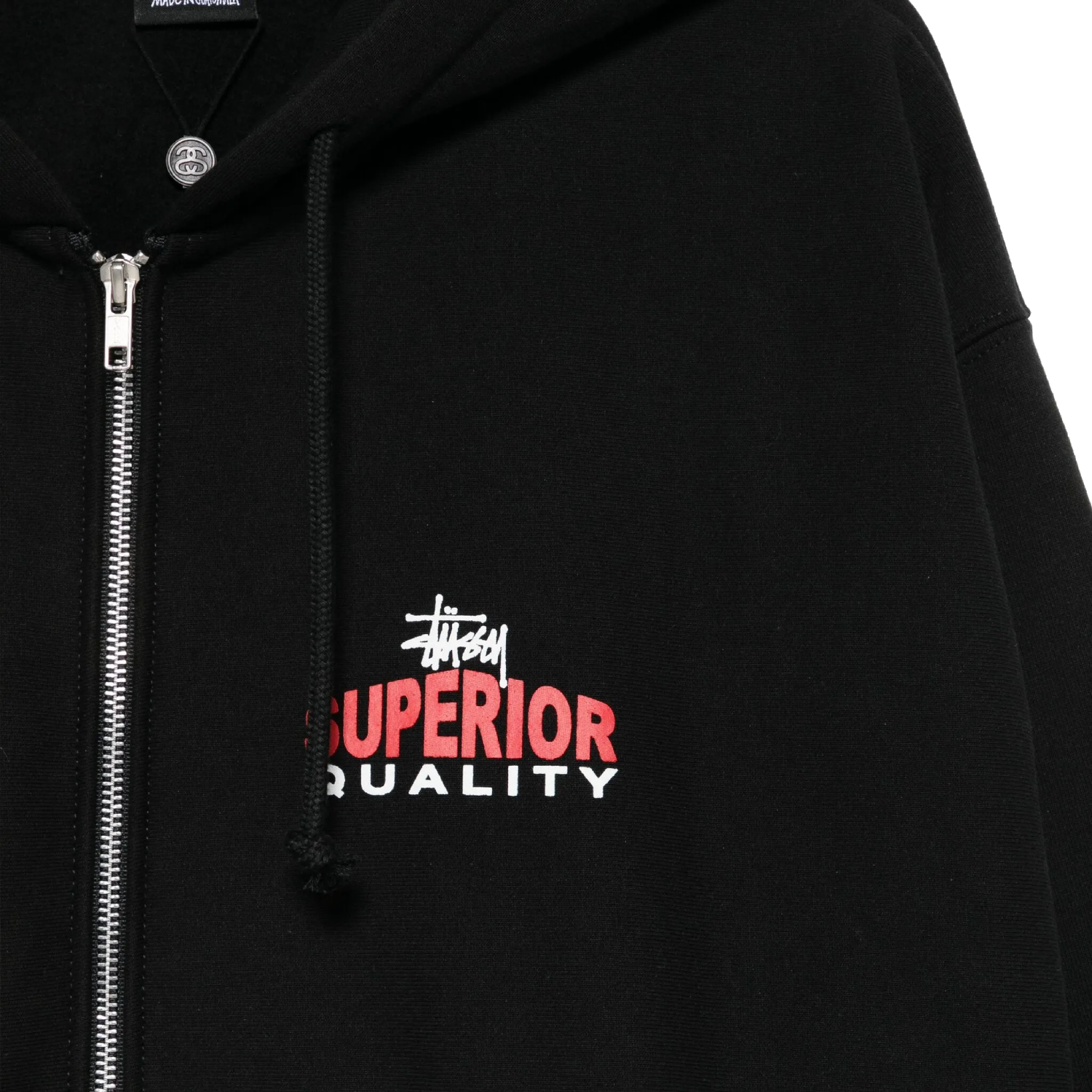 Polera para Hombre STUSSY SUPERIOR QUALITY HOODIE Negro