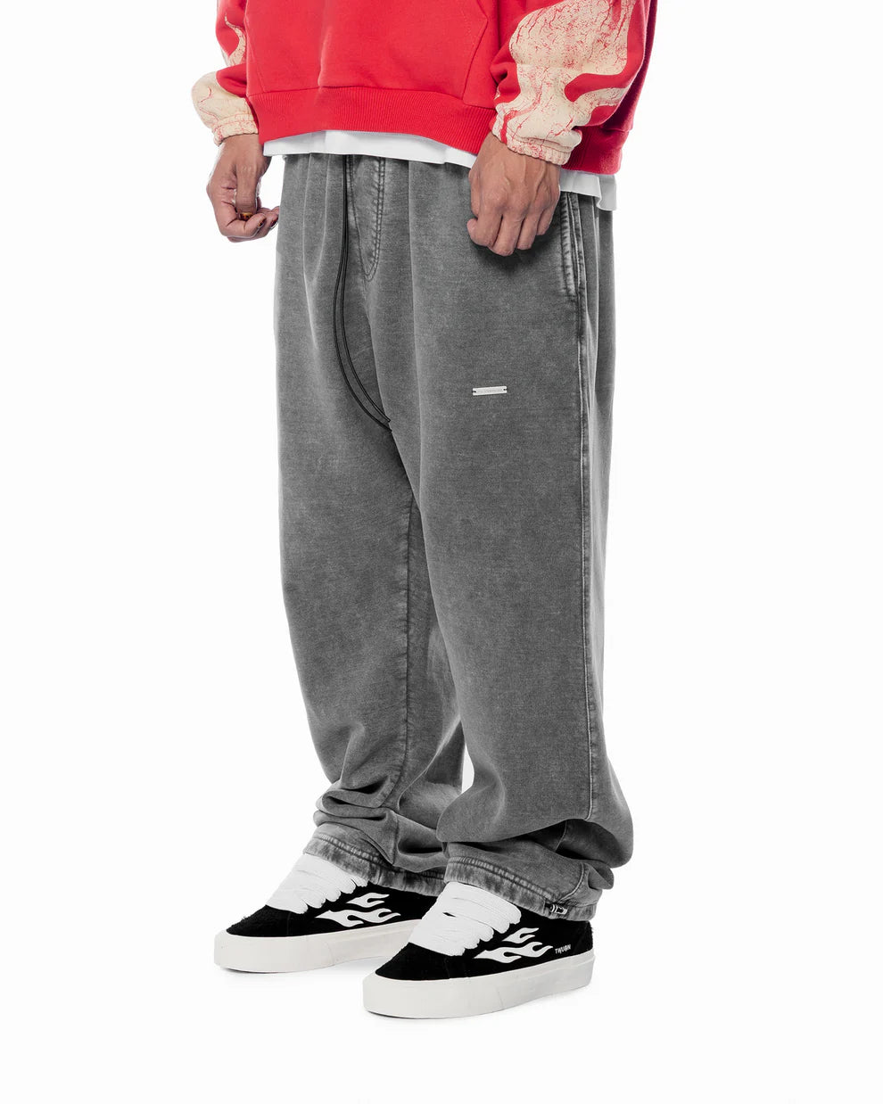 Jogger ALL ABOUT CASH CHROME BLAACK BASIC SWEATPANTS Negro