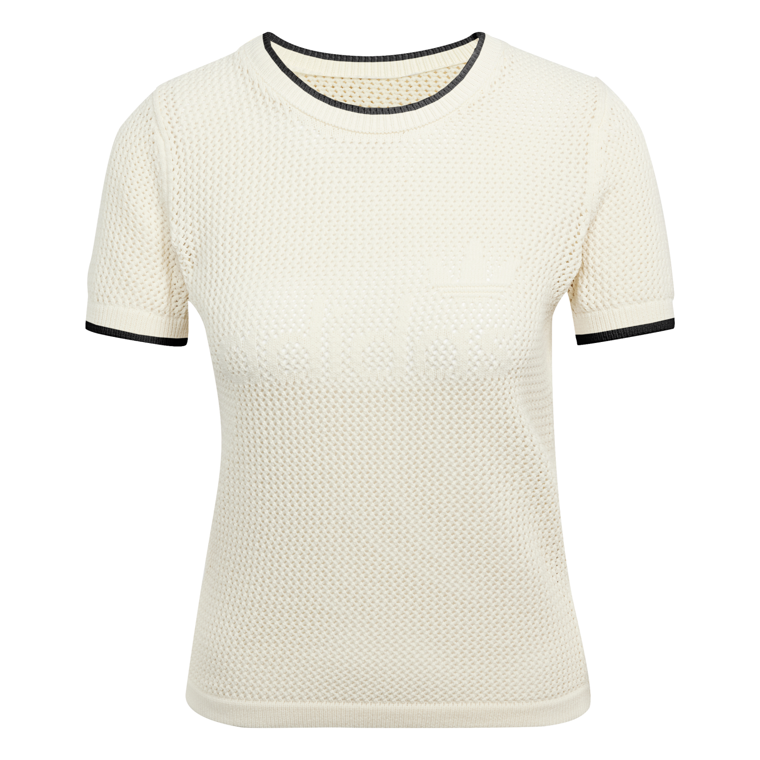 Polo para Mujer ADIDAS CROCHET TEE Beige JD1076-W
