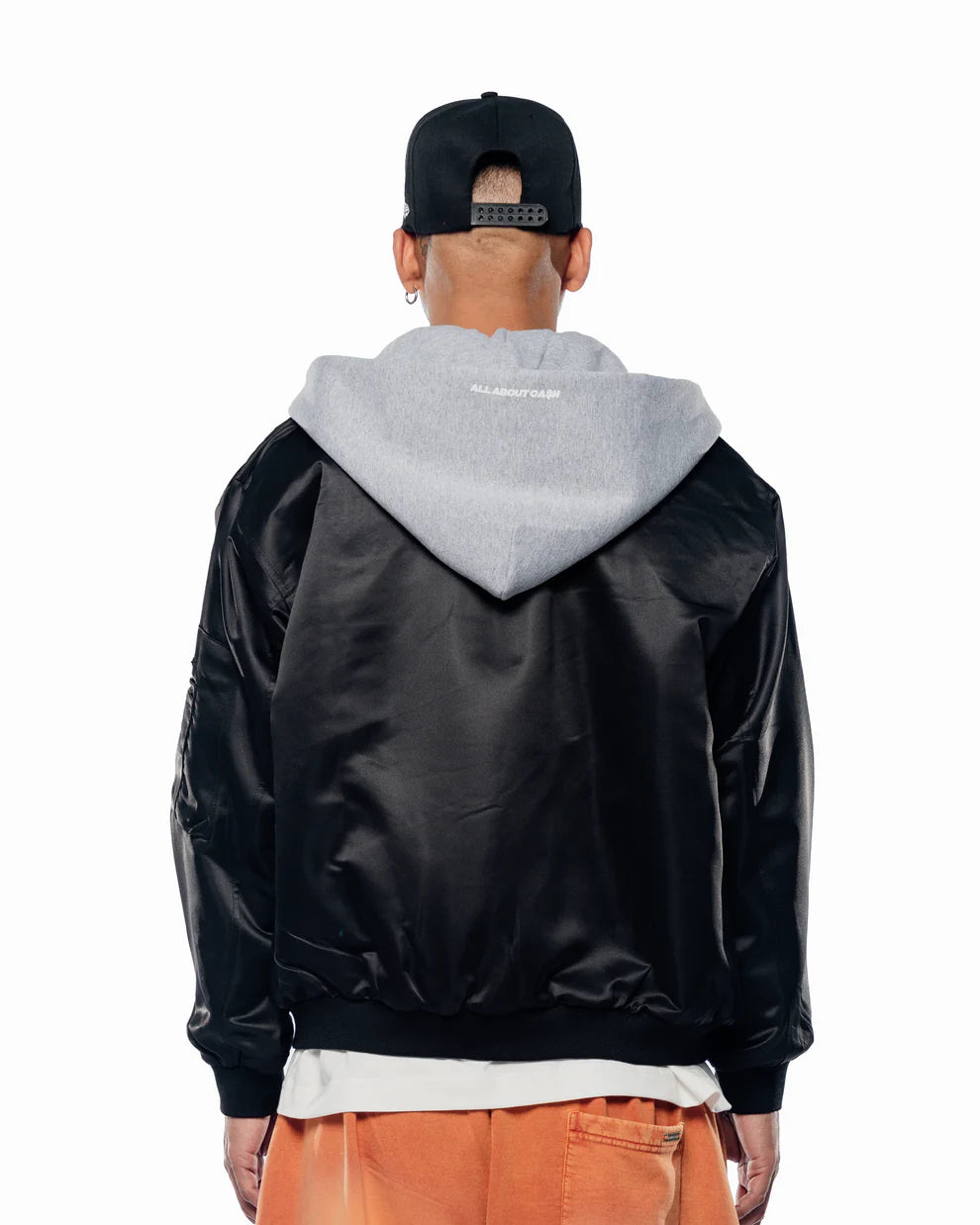 Casaca ALL ABOUT CASH MA1 BLACK BOMBER JAACKET Negro