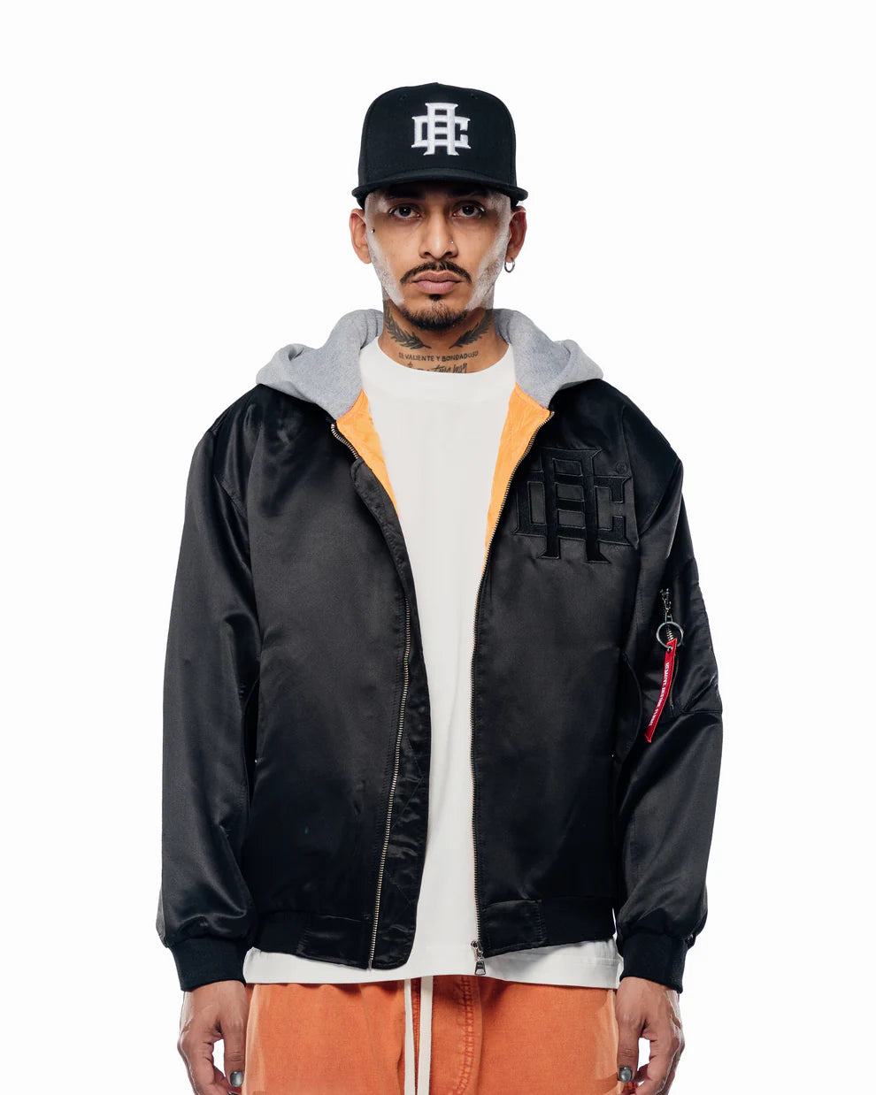 Casaca ALL ABOUT CASH MA1 BLACK BOMBER JAACKET Negro