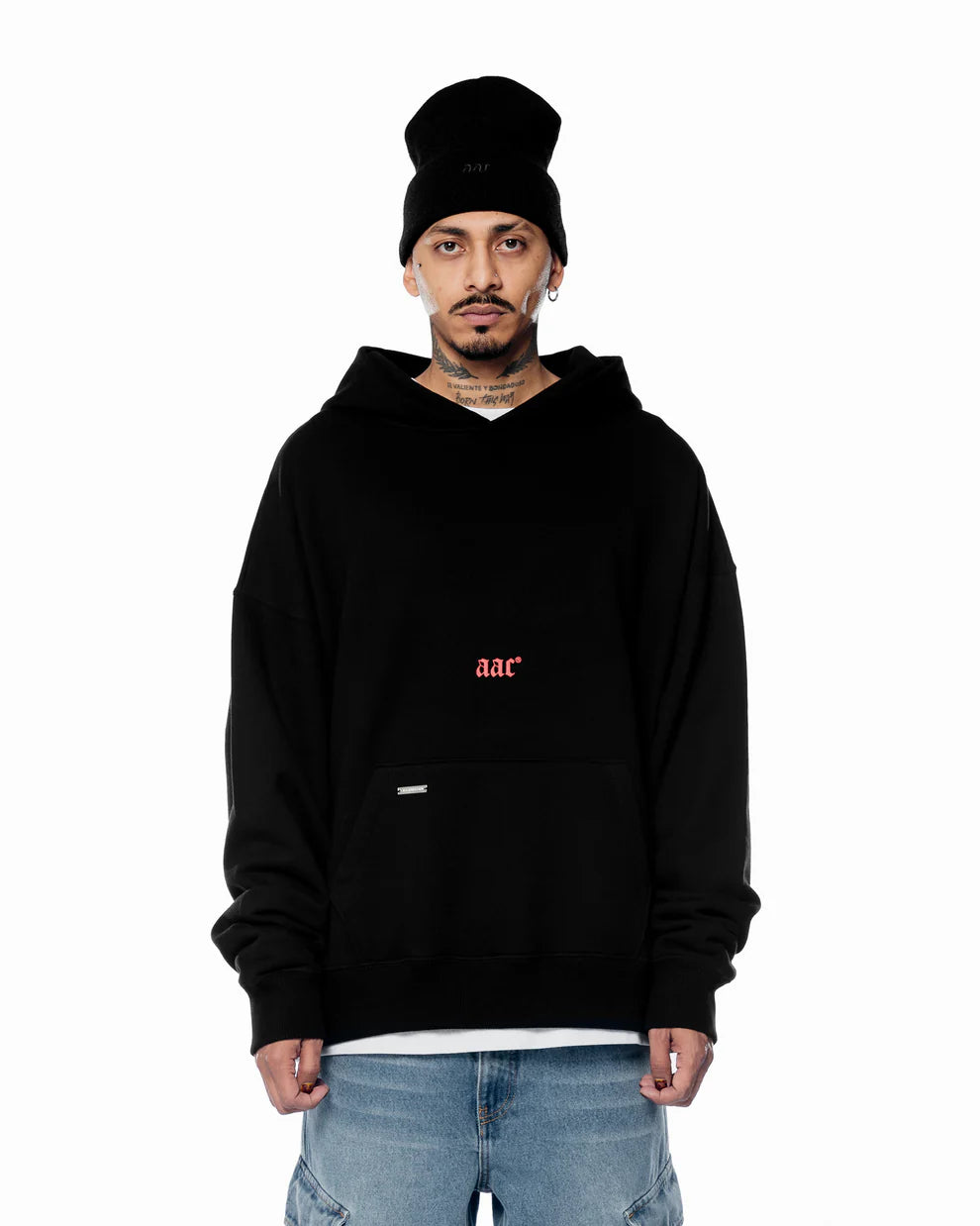 Polera ALL ABOUT CASH MOMM 2.0 BLAACK HOODIE Negro