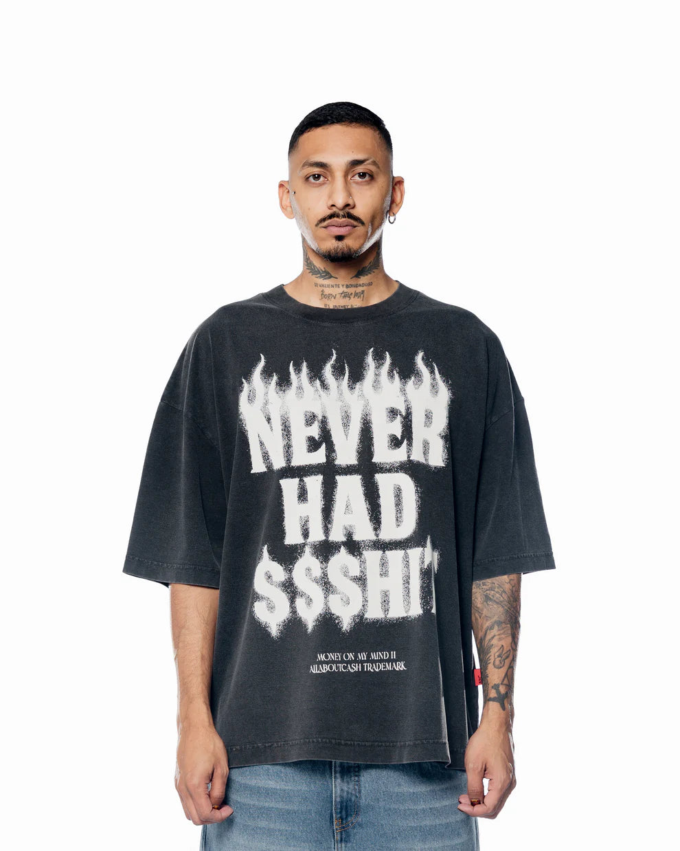 Polo ALL ABOUT CASH NHS CHROME TEE Negro