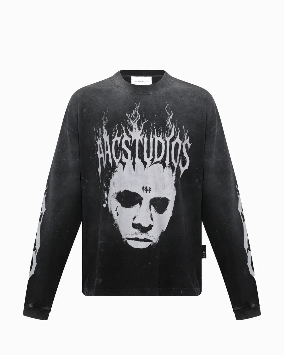 Polo ALL ABOUT CASH WEEZY LONGSLEEVE TEE Negro