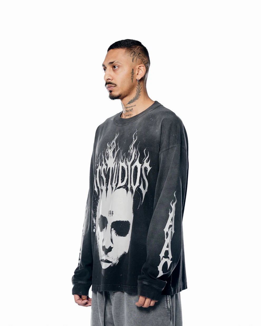 Polo ALL ABOUT CASH WEEZY LONGSLEEVE TEE Negro